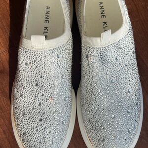 Anne Klein Women's White Slip-On Shoes